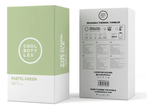 Vaso térmico Pastel Green 550 ml
