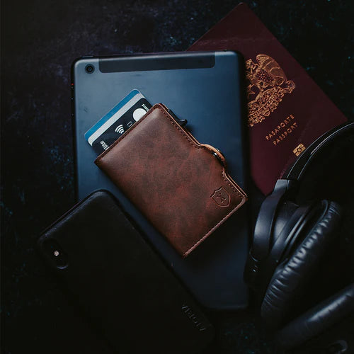 Billetera De Luxe Dark Brown Xclusive