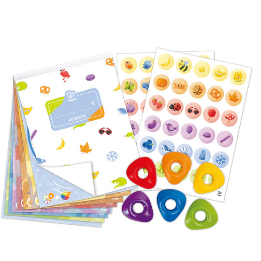 Juego para pintar con crayones