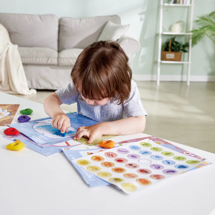 Juego para pintar con crayones