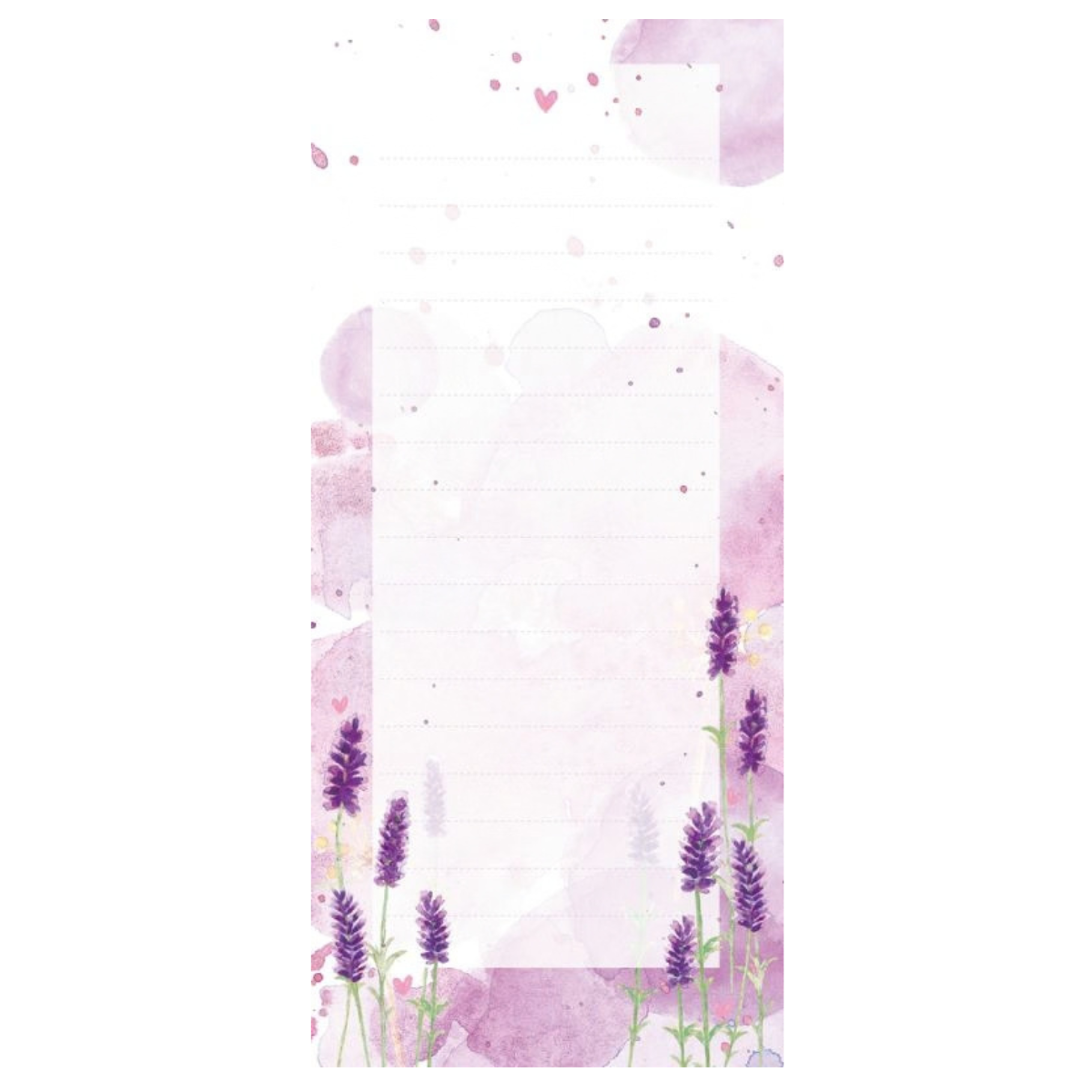 Bloc Lista de compras - Lavanda