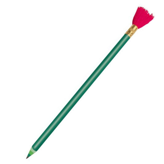 Lapiz grafito con pompom all Green