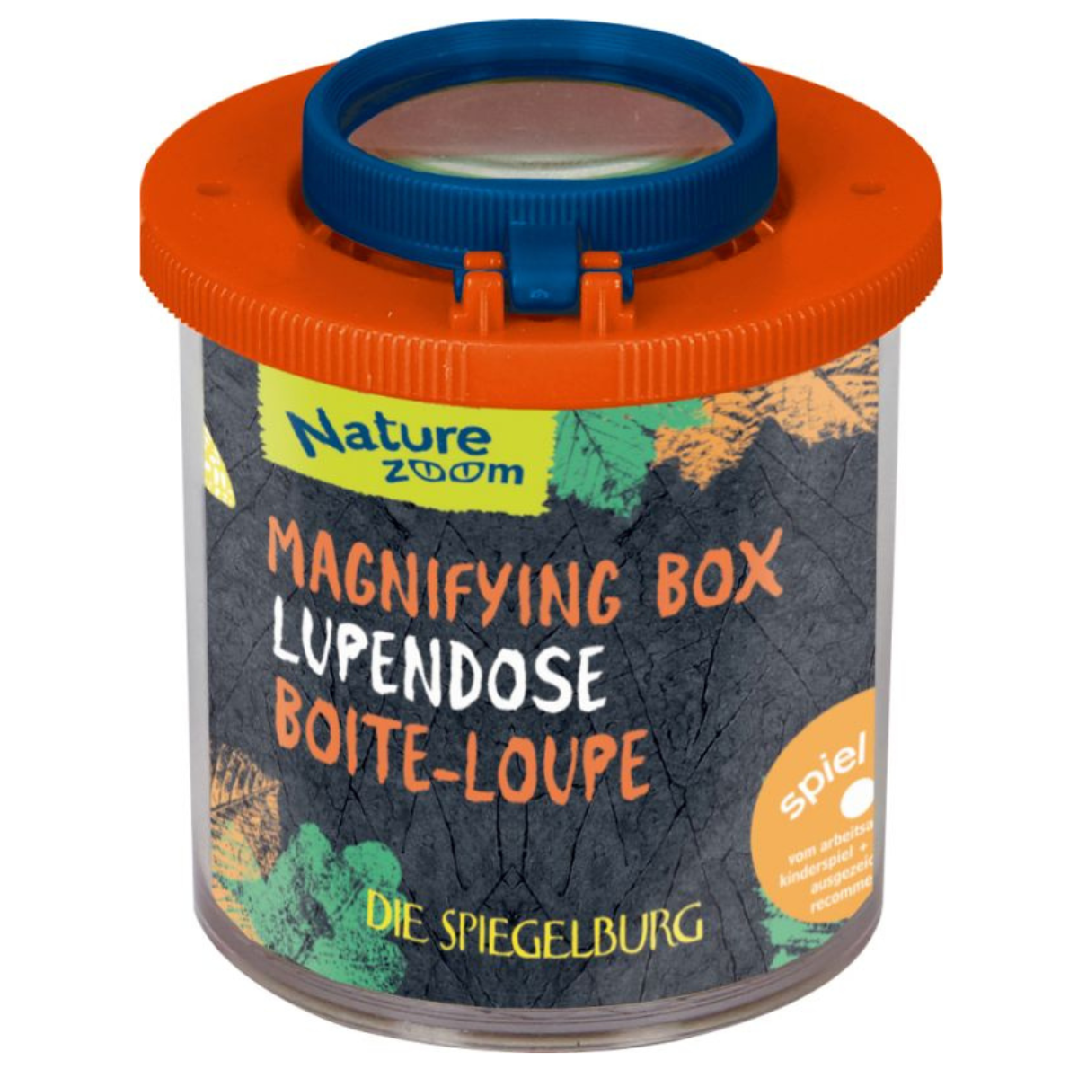 Lupa con diseño de caja