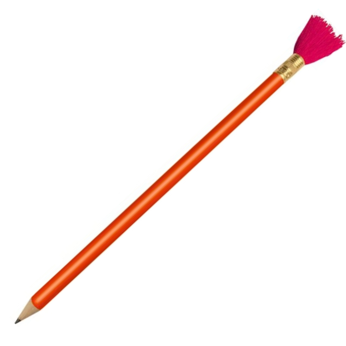 Lápiz grafito con pompom