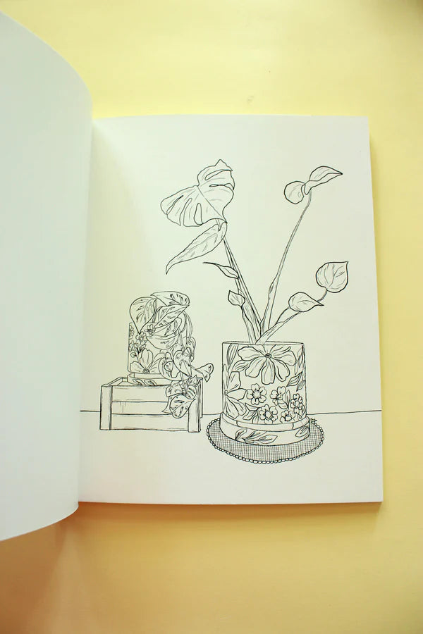 Libro para colorear Florapia