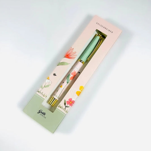 Roller Gel diseño Damasco Flor Rosa