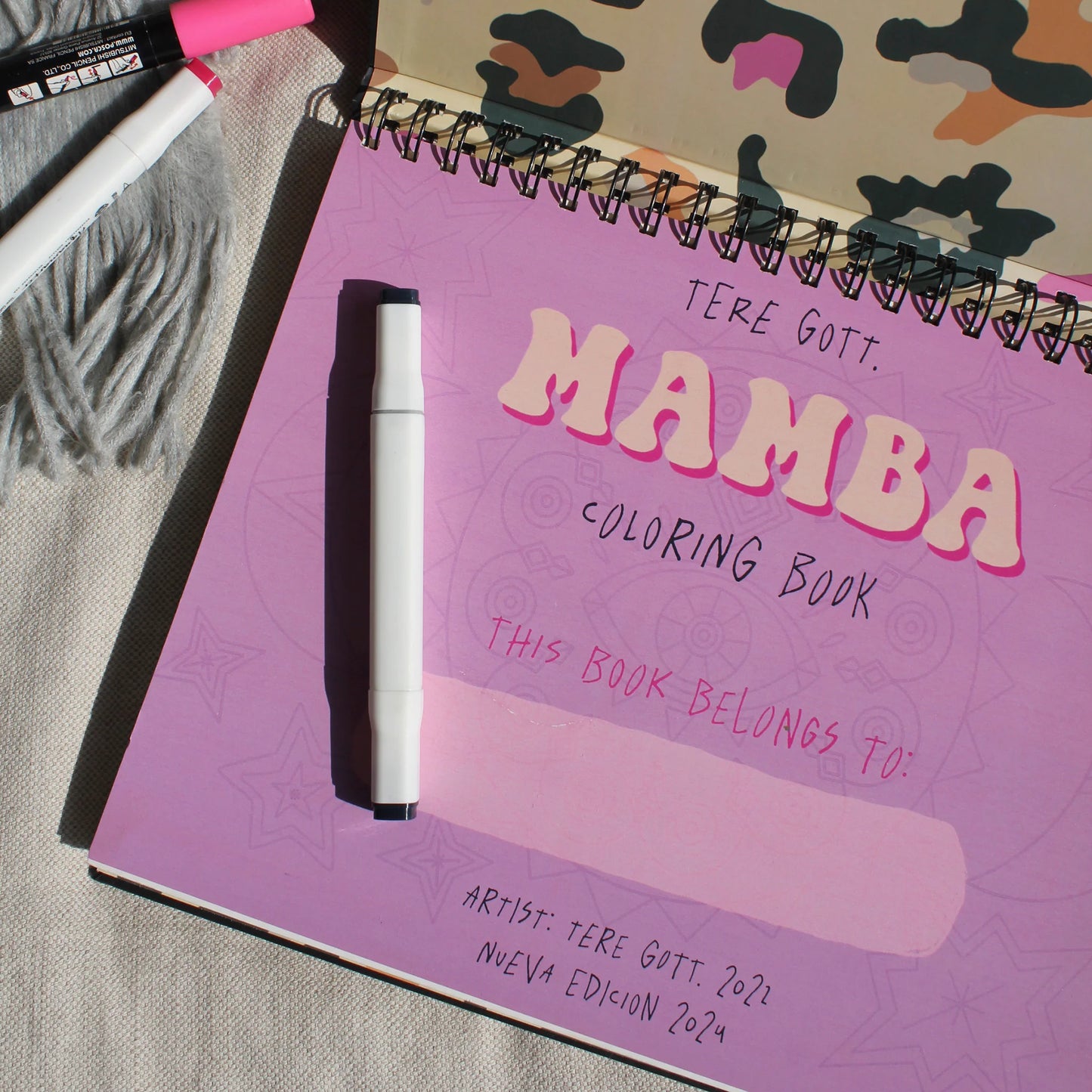 Libro para colorear Mamba