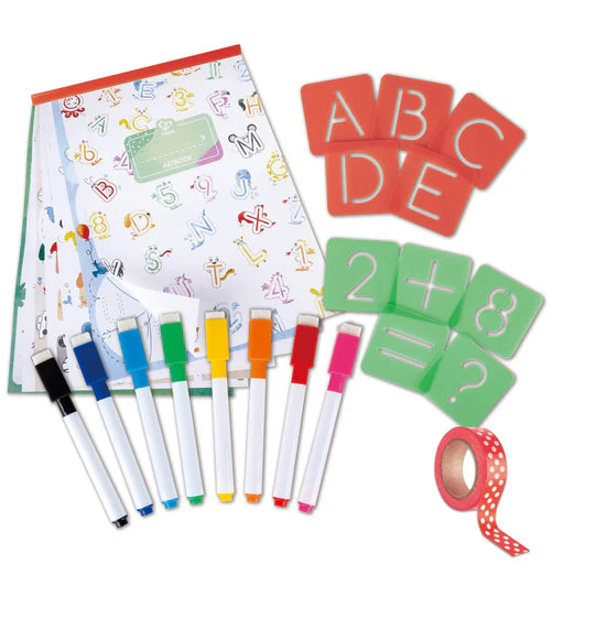 Juego para pintar con letras y números