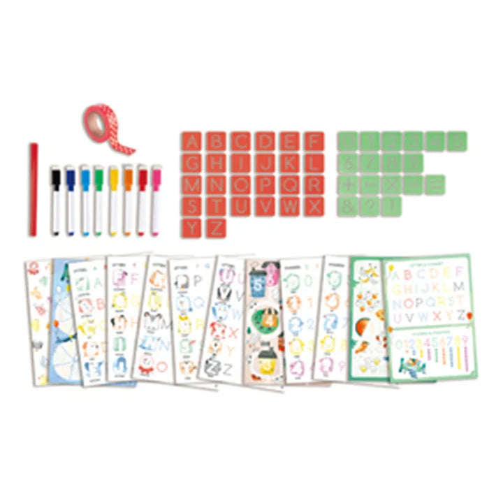 Juego para pintar con letras y números