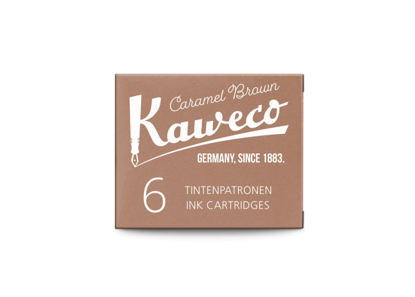 Cartuchos de tinta Kaweco marrón caramelo