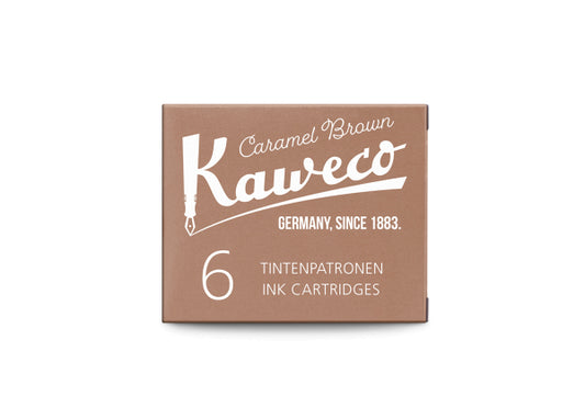 Cartuchos de tinta Kaweco marrón caramelo