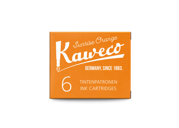 Cartuchos de tinta Kaweco Sunrise Orange
