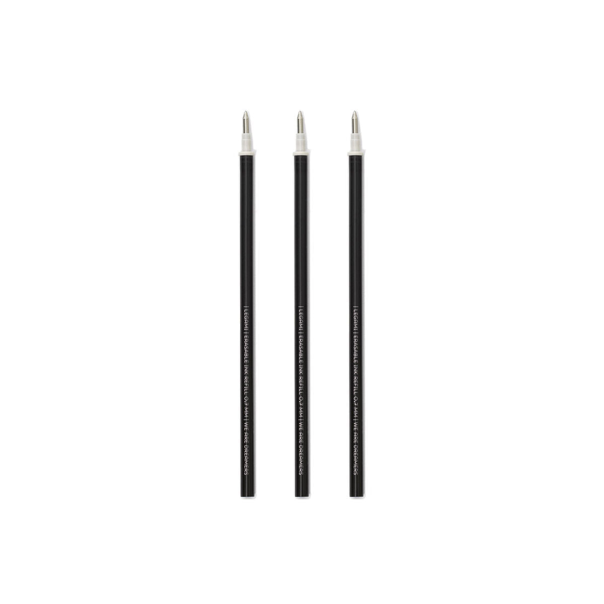 Repuestos bolígrafo de gel borrable negro