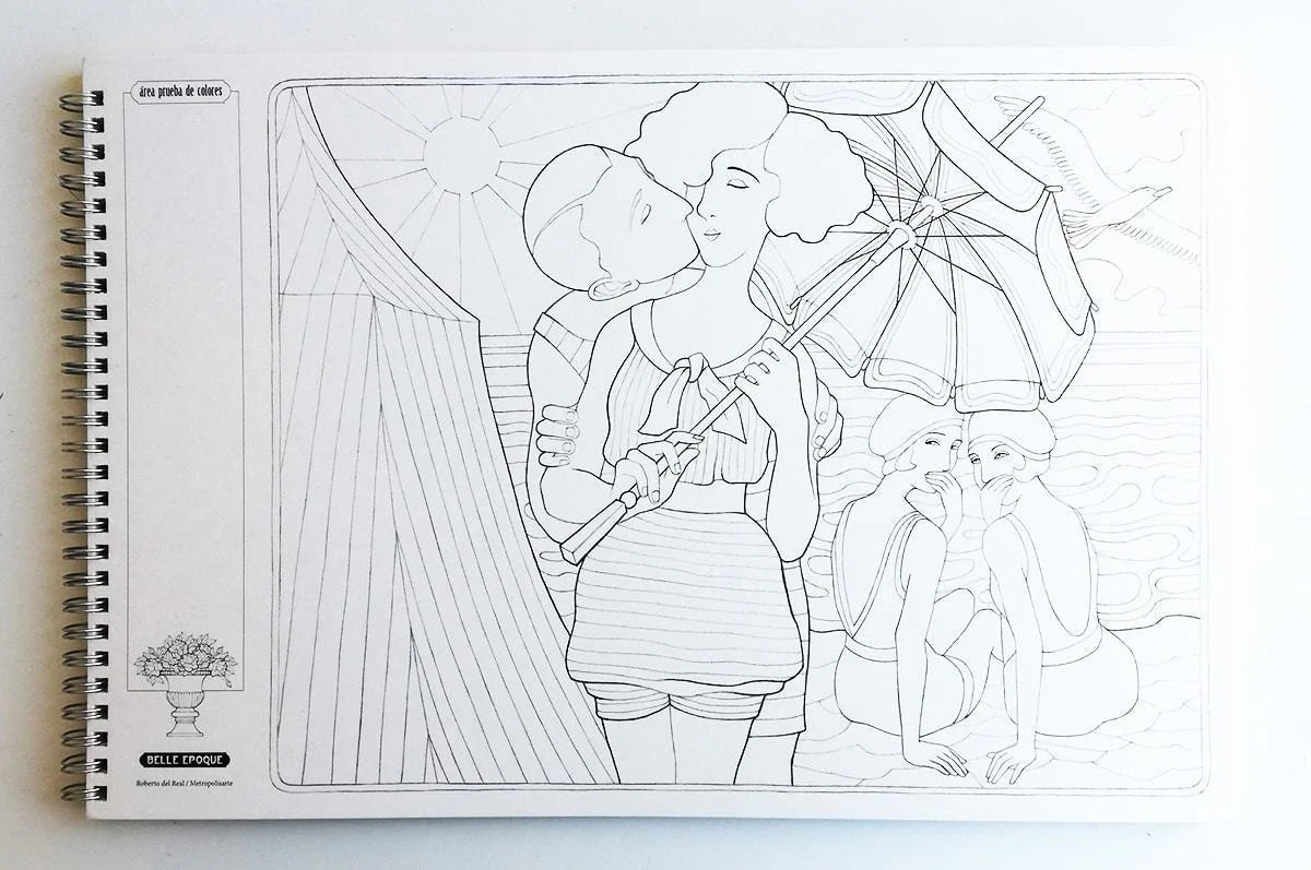 Libro para colorear: Belle Epoque - Roberto del Raal