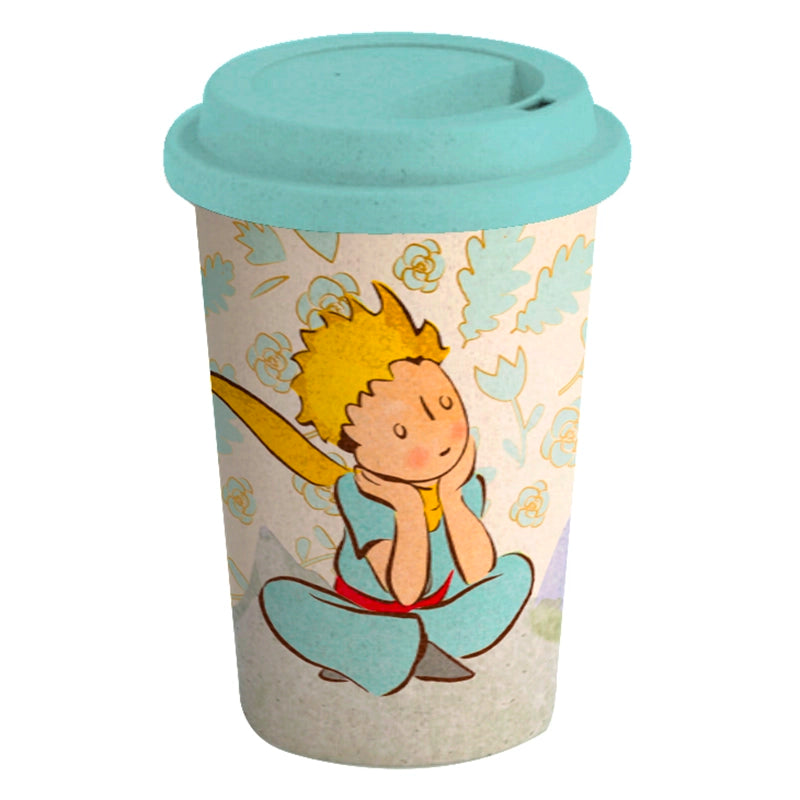 Vaso Ecológico de Bambú 350 ml – Le Petit Prince Hojitas y Flores