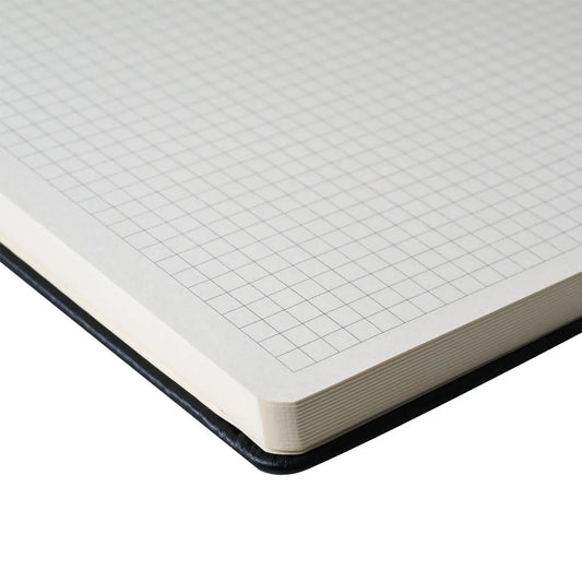 Libreta tapa dura hoja cuadriculada verde pino