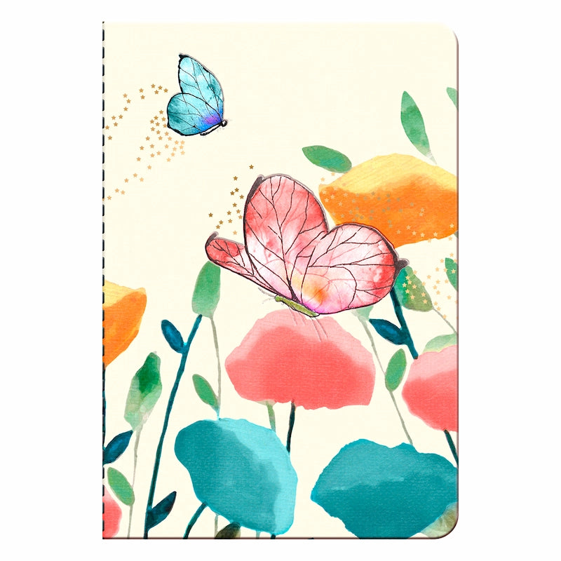 Libreta Tapa Blanda Pequeña Butterfly