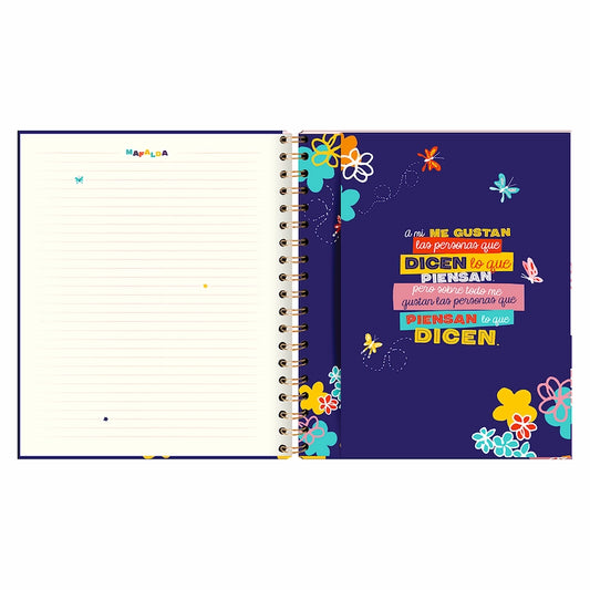 Libreta Tapa Dura con espiral Mafalda - Ser uno mismo