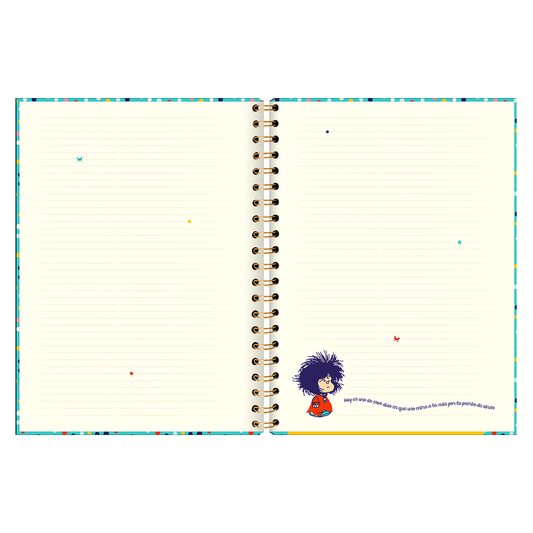 Libreta Tapa Dura con Espiral XL – Mafalda