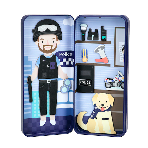 Caja Magnética Viajes Policia