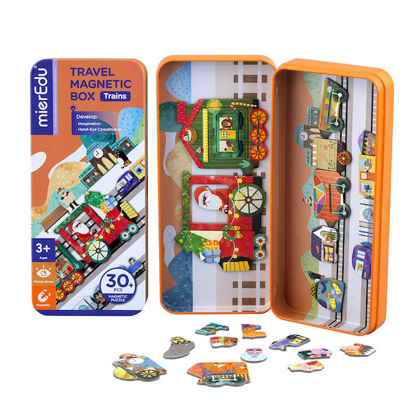 Caja Magnética para Viajes - Trenes