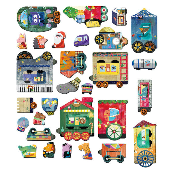 Caja Magnética para Viajes - Trenes