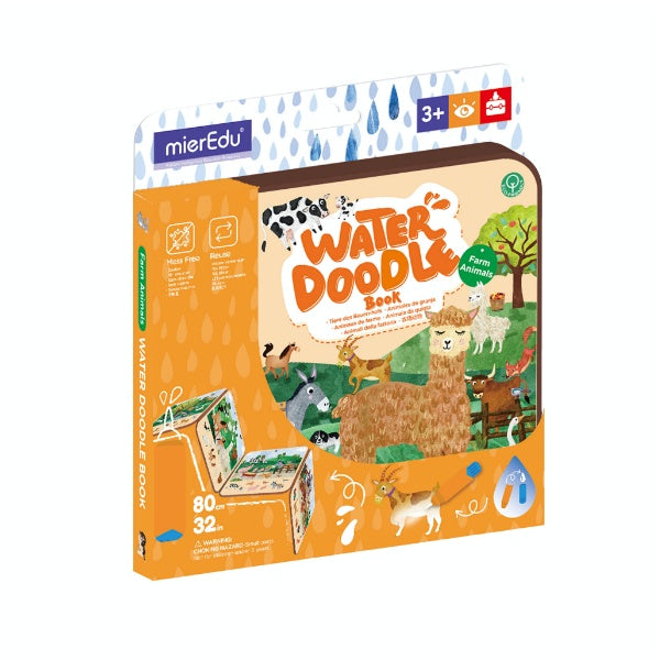 Cuentos Pintar con Agua Animales Granja