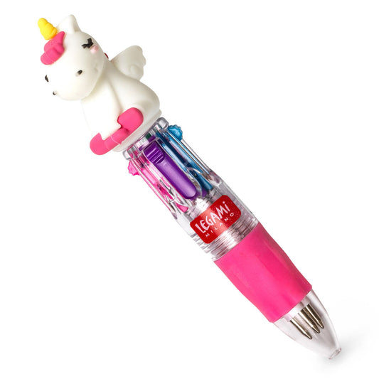 Mini bolígrafo de 4 colores - Unicornio