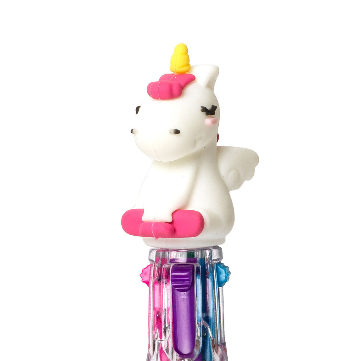 Mini bolígrafo de 4 colores - Unicornio