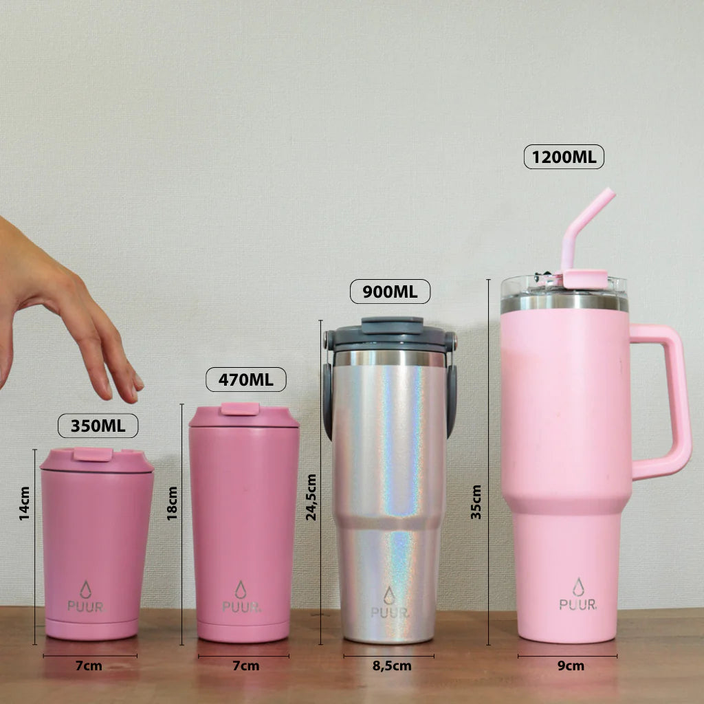 Vaso Térmico Puur Mug Onix Hermético 470 ml