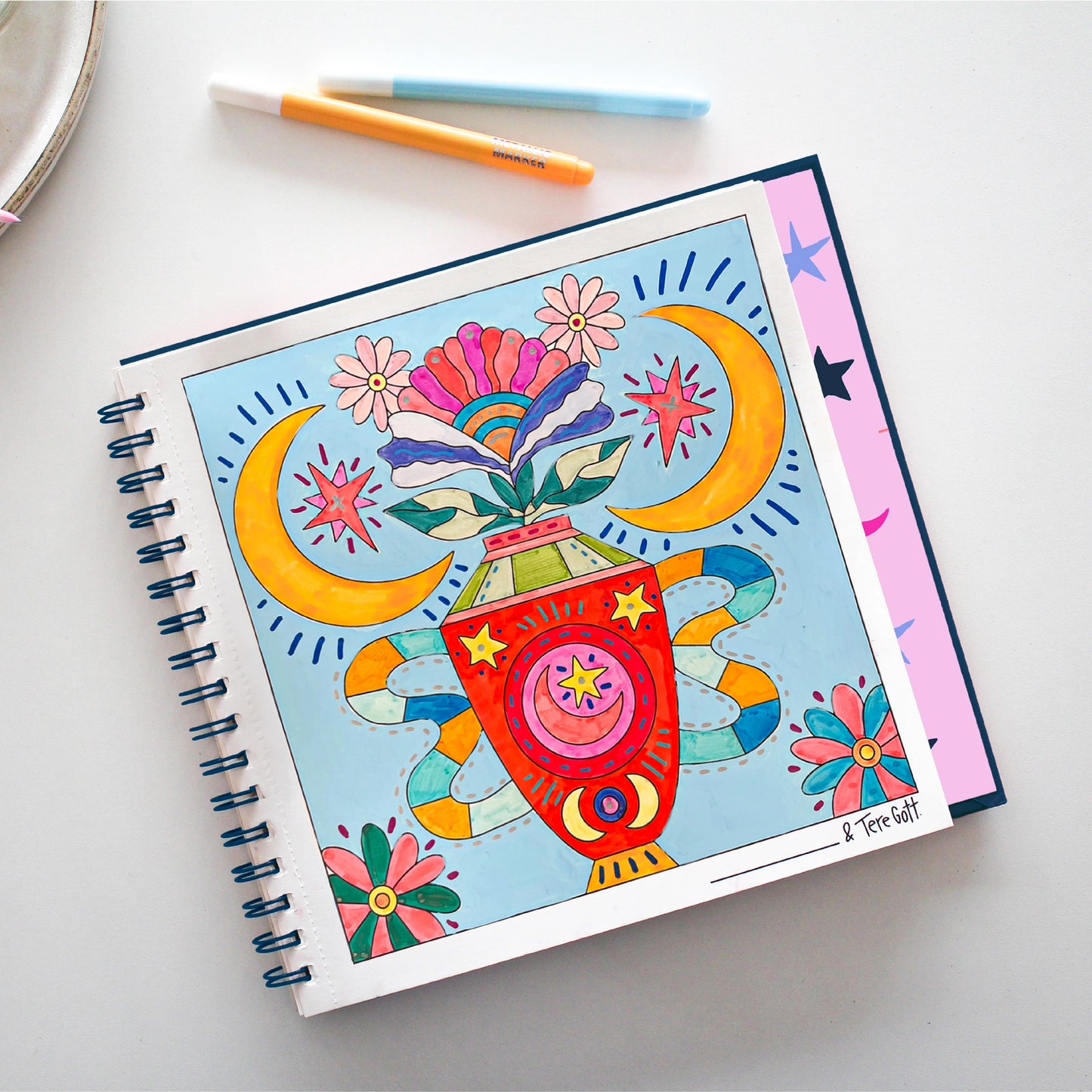 Libro para colorear Cosmic