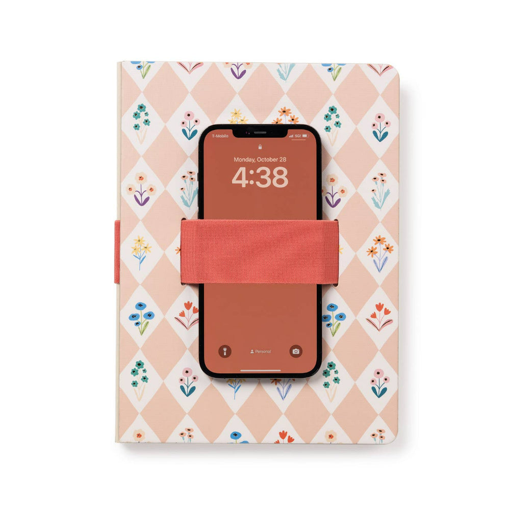 Libreta con Elástico para Celular Meadow Lane
