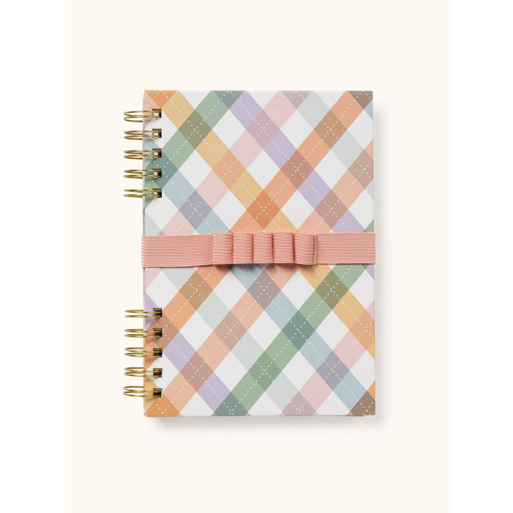 Cuaderno con Elástico para Lápices Cuadrillé