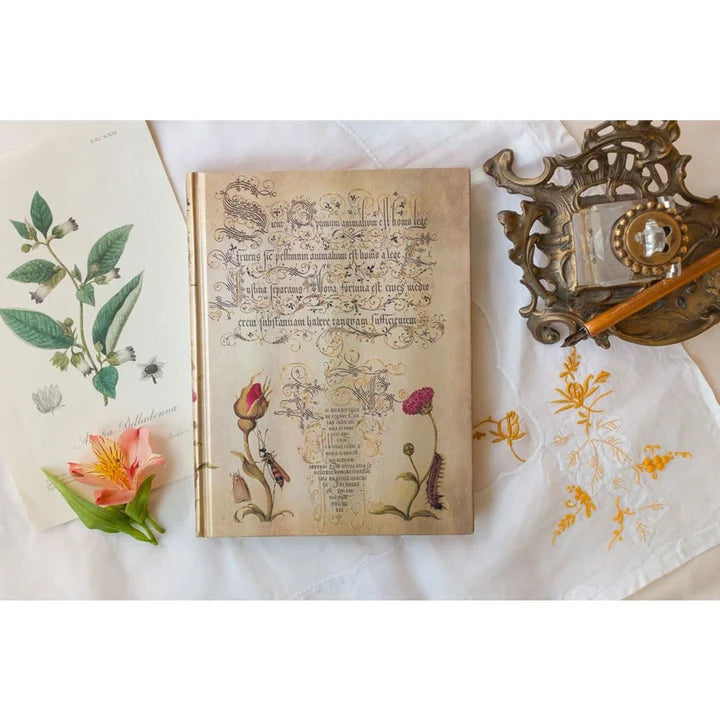 Libreta Mini Tapa Dura - Mira Botánica Rosa Flamenca