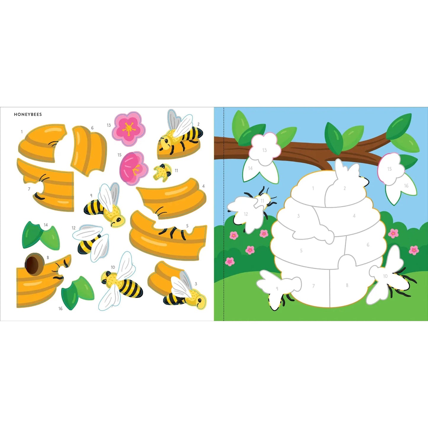 Libro de Stickers para Colorear Butterflies & Bugs