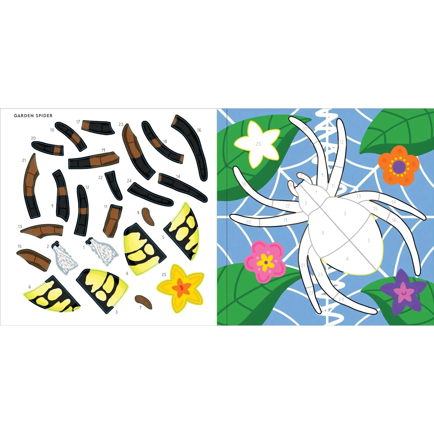 Libro de Stickers para Colorear Butterflies & Bugs
