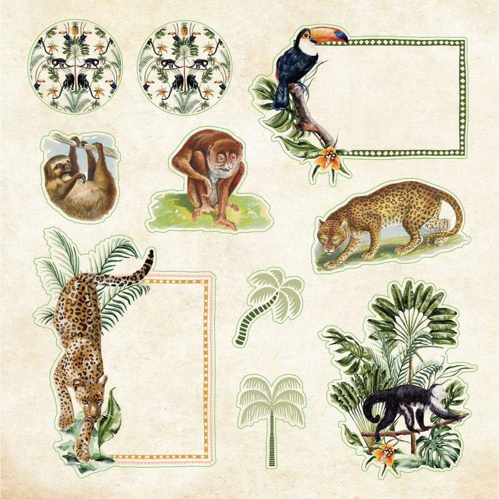 Libro de Stickers Zoológico Ephemera