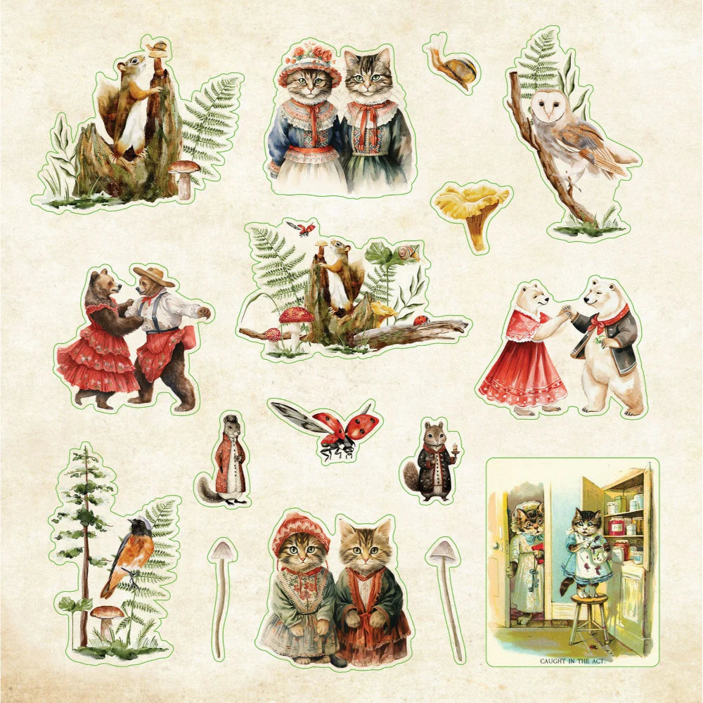 Libro de Stickers Zoológico Ephemera