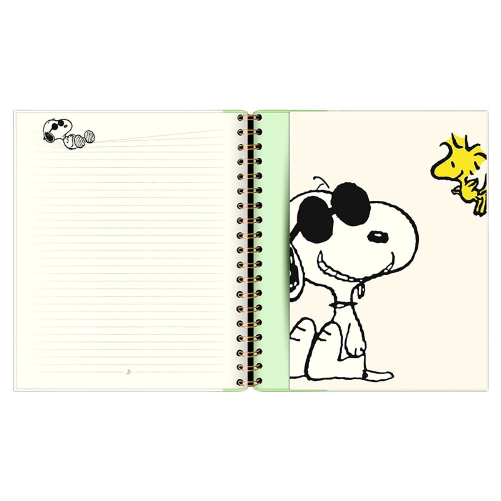 Cuaderno Snoopy Verde