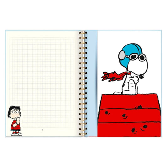 Cuaderno Snoopy aviador