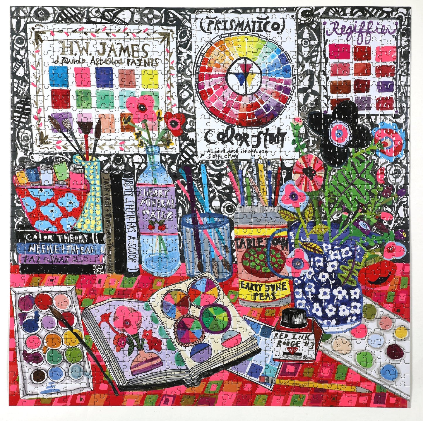 Puzzle 1000 piezas - Estudio de Artista