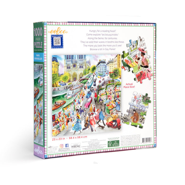 Puzzle 1000 piezas - Paris Bookseller
