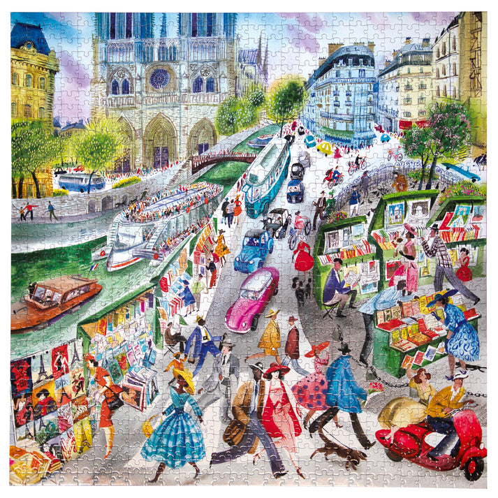 Puzzle 1000 piezas - Paris Bookseller