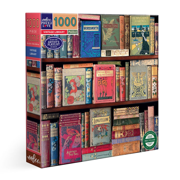 Puzzle 1000 piezas - Librería Vintage