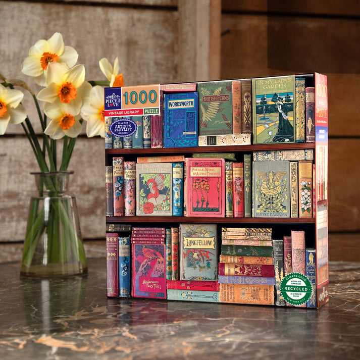 Puzzle 1000 piezas - Librería Vintage