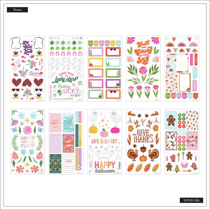 Set stickers seasonal Seasons of Joy