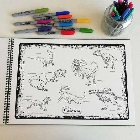Libro para colorear Saurus