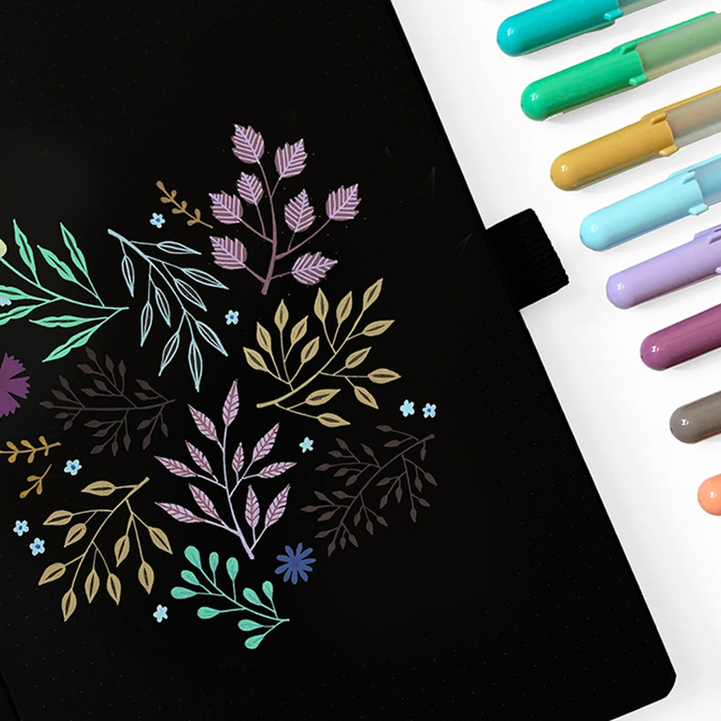 Lápiz Gel Gelly Roll Sakura Moonlight 10 Col Earth