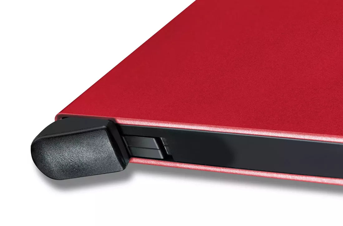 Tarjetero Altius Secrid Essential Rojo Aluminio