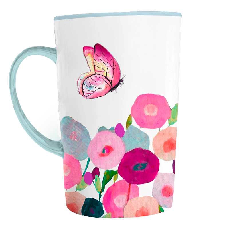 Tazón Recto Butterfly celeste 400 ml